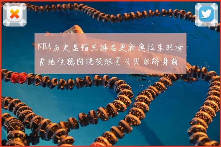 NBA历史盖帽王排名更新奥拉朱旺榜首地位稳固现役球员戈贝尔跻身前十